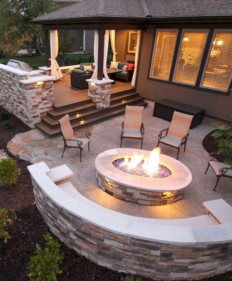 33+ Simple DIY Fire Pit Ideas for Backyard Landscaping - Page 18 of 35
